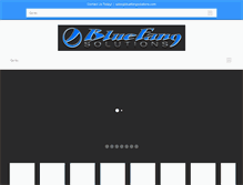 Tablet Screenshot of bluefangsolutions.com